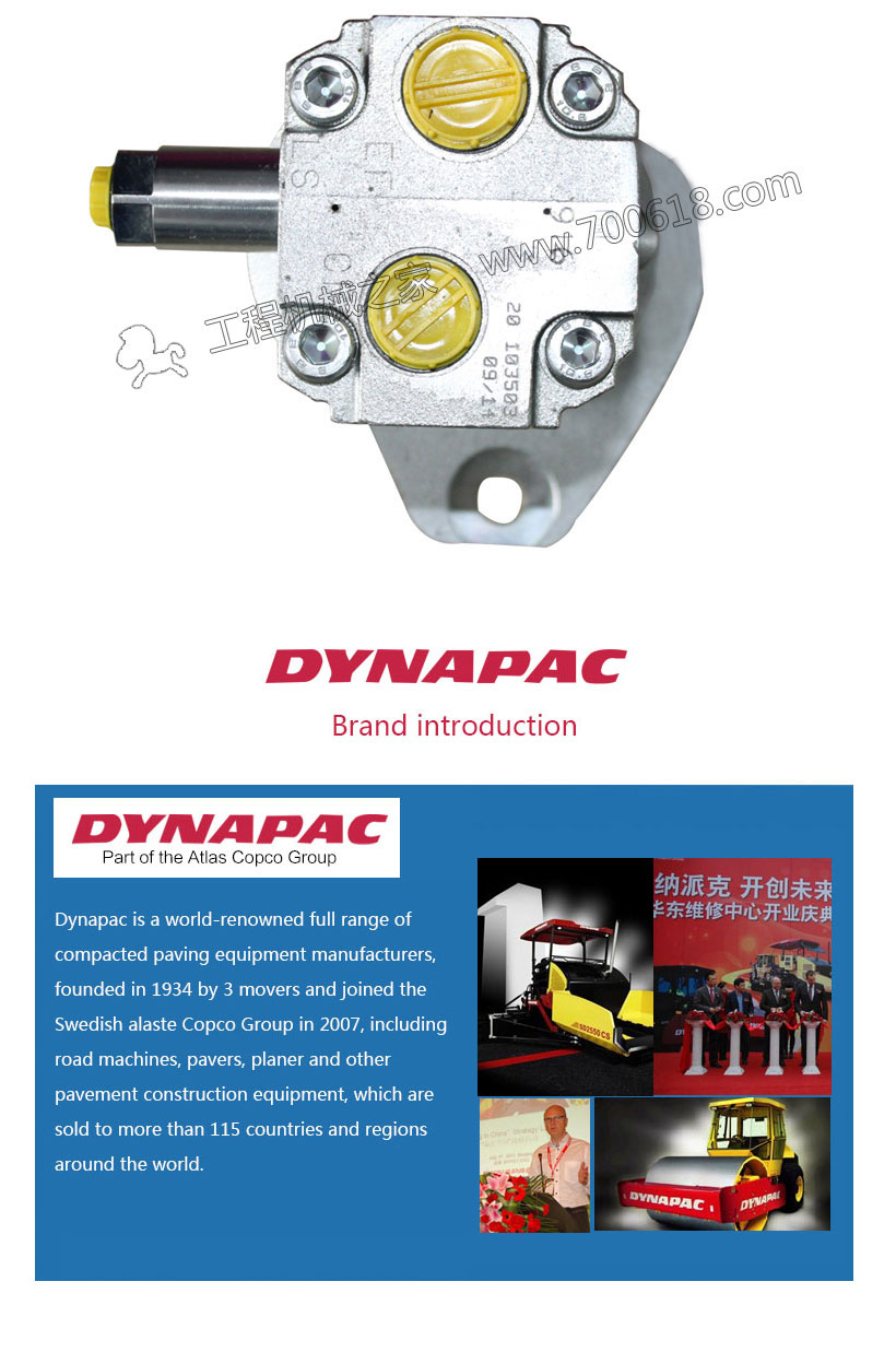 Dynapac CC422 Steering charge pump