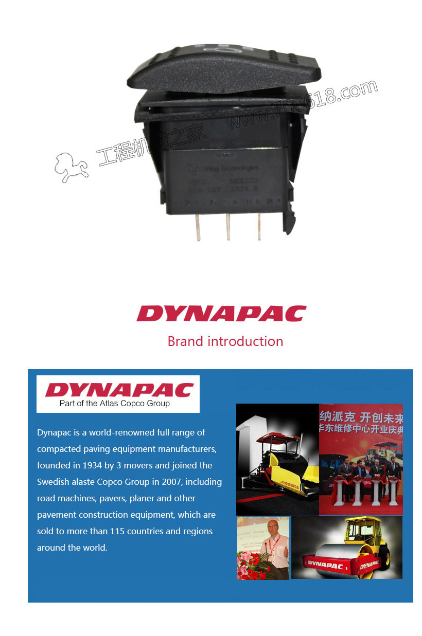 Dynapac CC524 Throttle switch