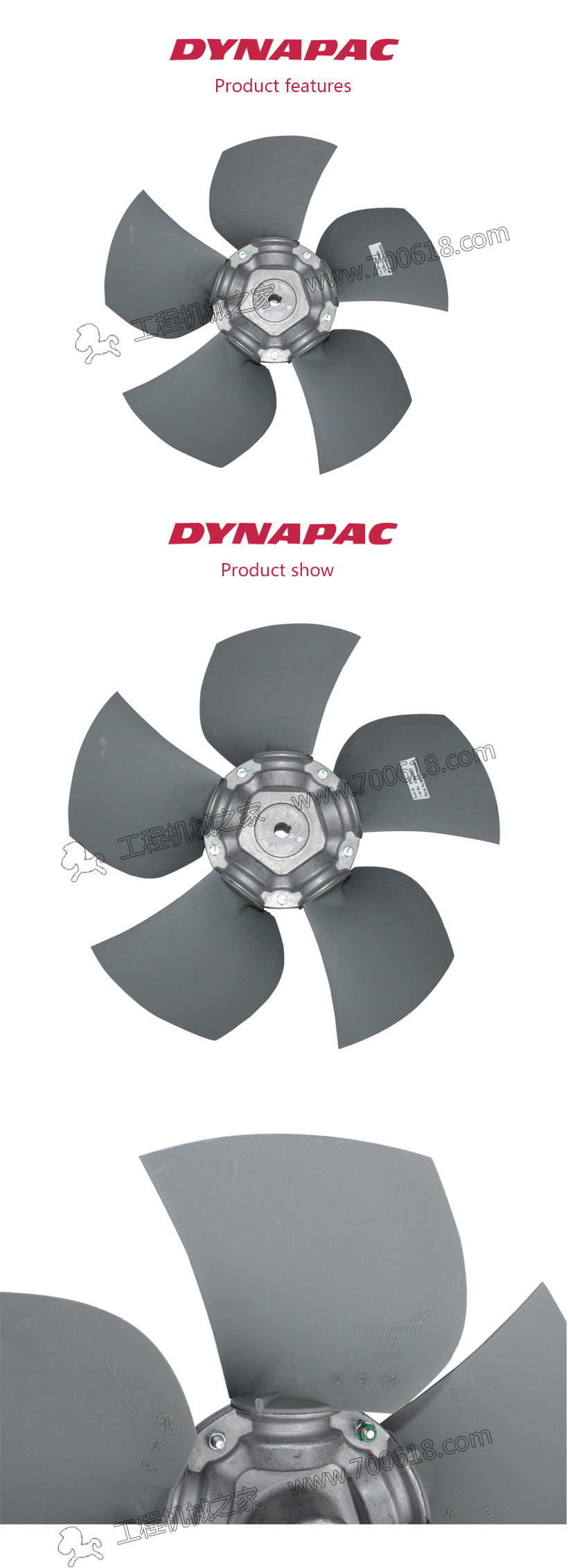 Dynapac Roller fan