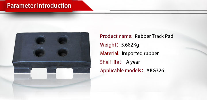 ABG326 Rubber Track Pad