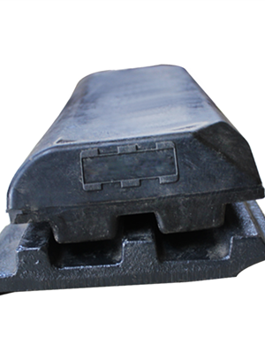 ABG325Split double hole pedrail plate