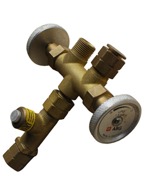 ABG universal gas heating reducing valve three way