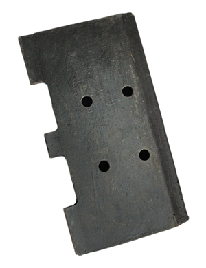  1800-2 Integral rubber track plate