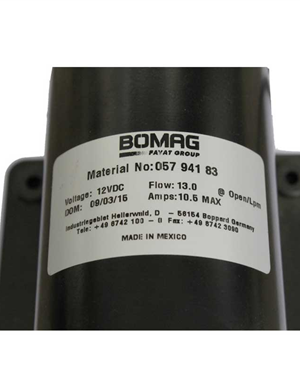 BOMAG 203 Double steel wheel Water Pump  Original factor