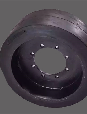 product Rubberized Solid Rubber Tyre for  W100 Road Milling Machine P/N 2136695