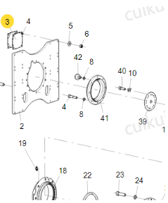 XCMG roller shock absorber part number 230500568