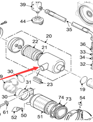  air filter outer core part number 194179