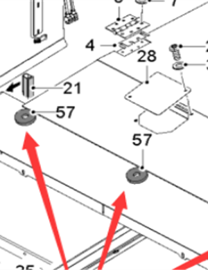 The special-shaped seal part number of the front cover of  milling machine is 196831