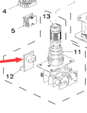  milling machine potentiometer part number 123998