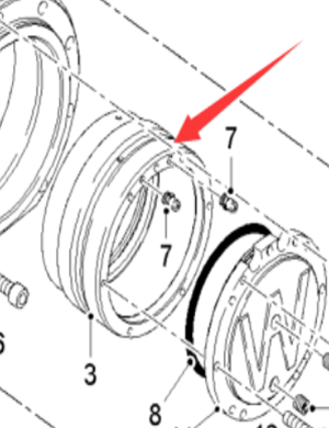  milling machine milling bearing housing part number 113850