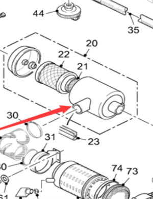  planer air filter assembly part number 194005