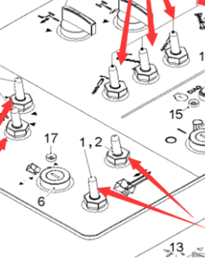  milling machine turnover switch part number 152871