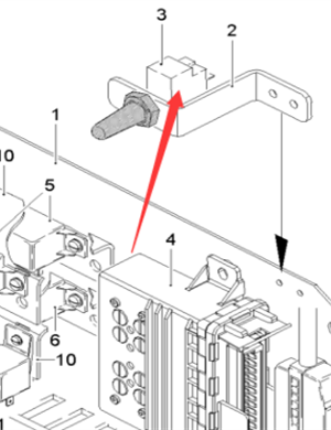  milling machine turnover switch part number 160366