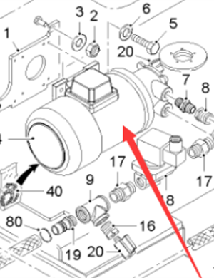  milling machine sprinkler pump part number 2073216