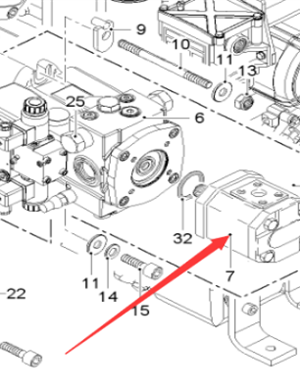  Milling Machine Cylinder Gear Pump Part Number 2057631