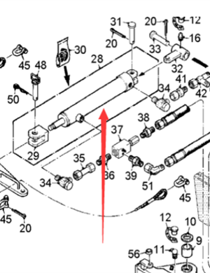  milling machine feed belt lifting cylinder part number 73074