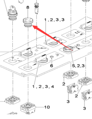  Milling Machine Front Element Part Number 16637