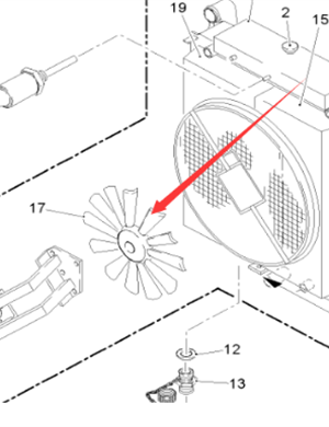  Milling Machine Radiator Fan Part Number 159264