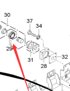  Pavement Milling Machine Return Roll Bearing Part Number 1387