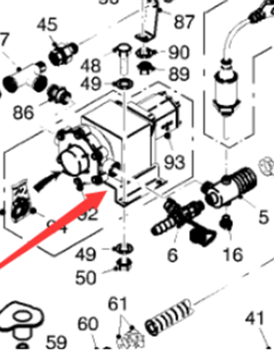  Pavement Milling Machine Hydraulic Water Pump Part Number 142023