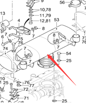  Pavement Milling Machine Silencer Part Number 192357