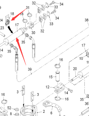  Pavement Milling Machine Steering Cylinder Part Number 35475