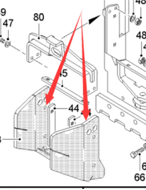  Pavement Milling Machine Discharge Rubber Part Number 182623