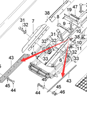  Pavement Milling Machine Rubber Deflector Part Number 2277620