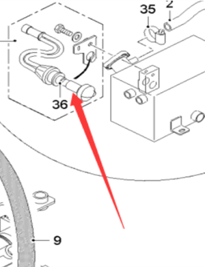  Pavement Milling Machine Water Level Switch Part Number 79350