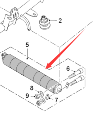  Pavement Milling Machine Primary Straight Idler Part Number 2341067