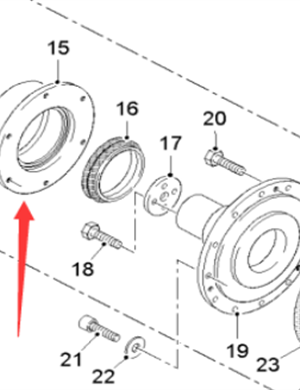  Pavement  Milling Bearing Housing Part Number 174213