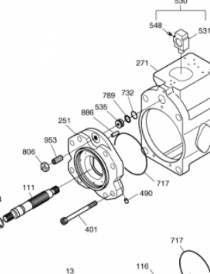 K3V140DT Hydraulic Pump Excavator Parts DH280-3 S280LC-3 DH300-5 