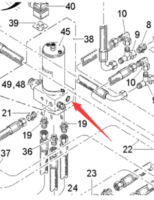  road milling machine terminal resistor part number 2082538