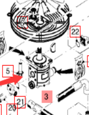  Road Milling Machine Oil Dispersion Fan Motor Part Number 132565