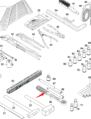  road milling machine ratchet wrench part number 5438