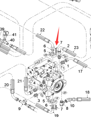  road milling machine fastening bolt part number 4419