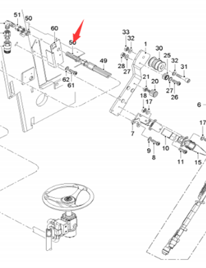  road milling machine joint part number 3928