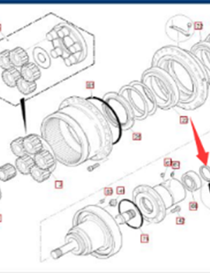  road milling machine walking reducer oil seal part number 155150