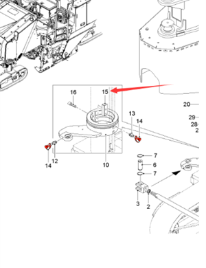  road milling machine guide key part number 2063361