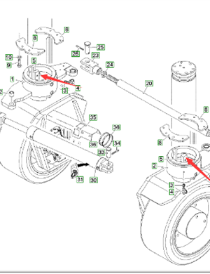  road milling machine spline part number 125008