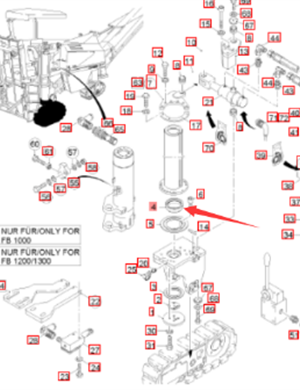  road milling machine sliding bearing part number 149638