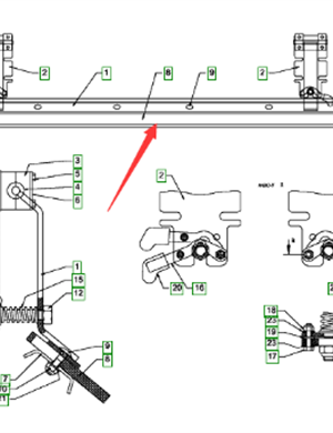  road milling machine scraper part number 1466763