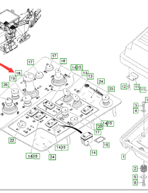  Road Milling Machine Control Rod Part Number 2137085