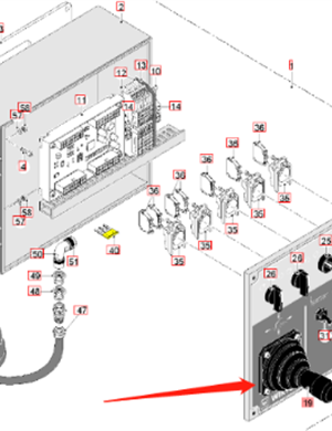  Road Milling Machine Control Rod Part Number 121344