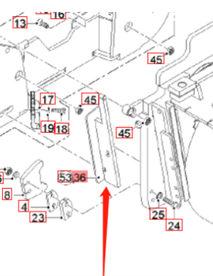  Pavement Milling Machine Scraper Part Number 2051218