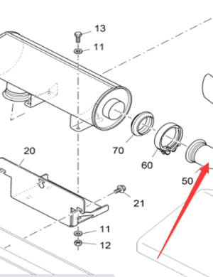 Vö pavers   Exhaust pipe part number 2380753