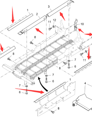 Vö pavers Scraper Chain Protection Repair Kit (Mechanical) Part Number 071900