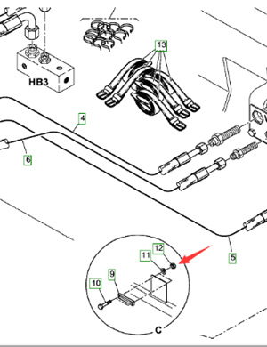 Vö Paver   Nut part number 9500060934