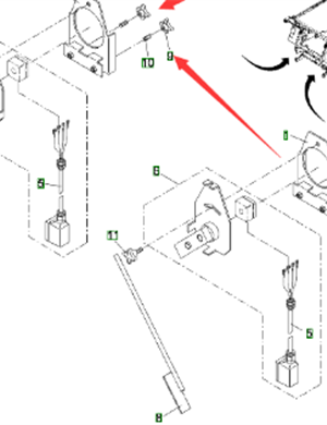 Vö Paver   Cross handle part number 9530516335