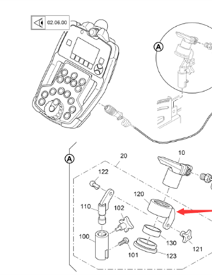 Vö Paver   Support sleeve part number 2285538